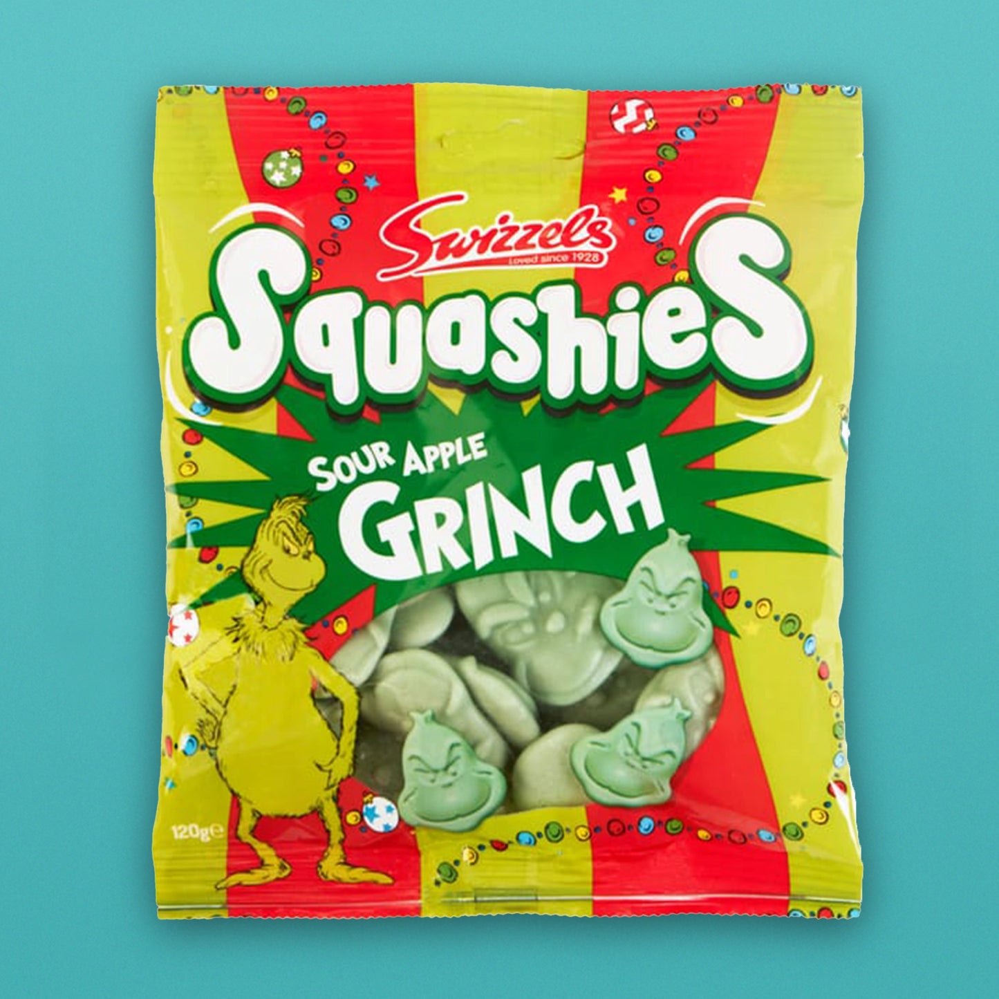 Swizzels Squashies Sour Apple Grinch