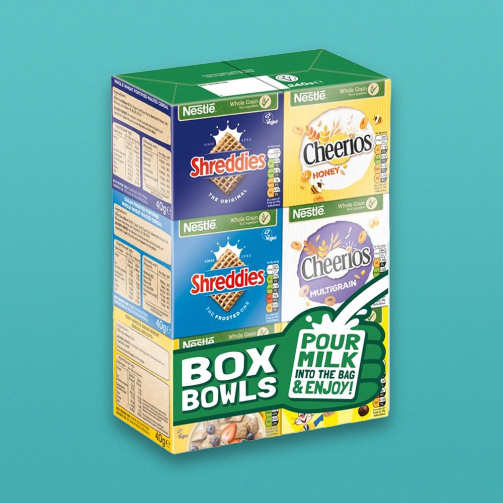 Nestle Box Bowls Cereals 6 Pack British Candy Box