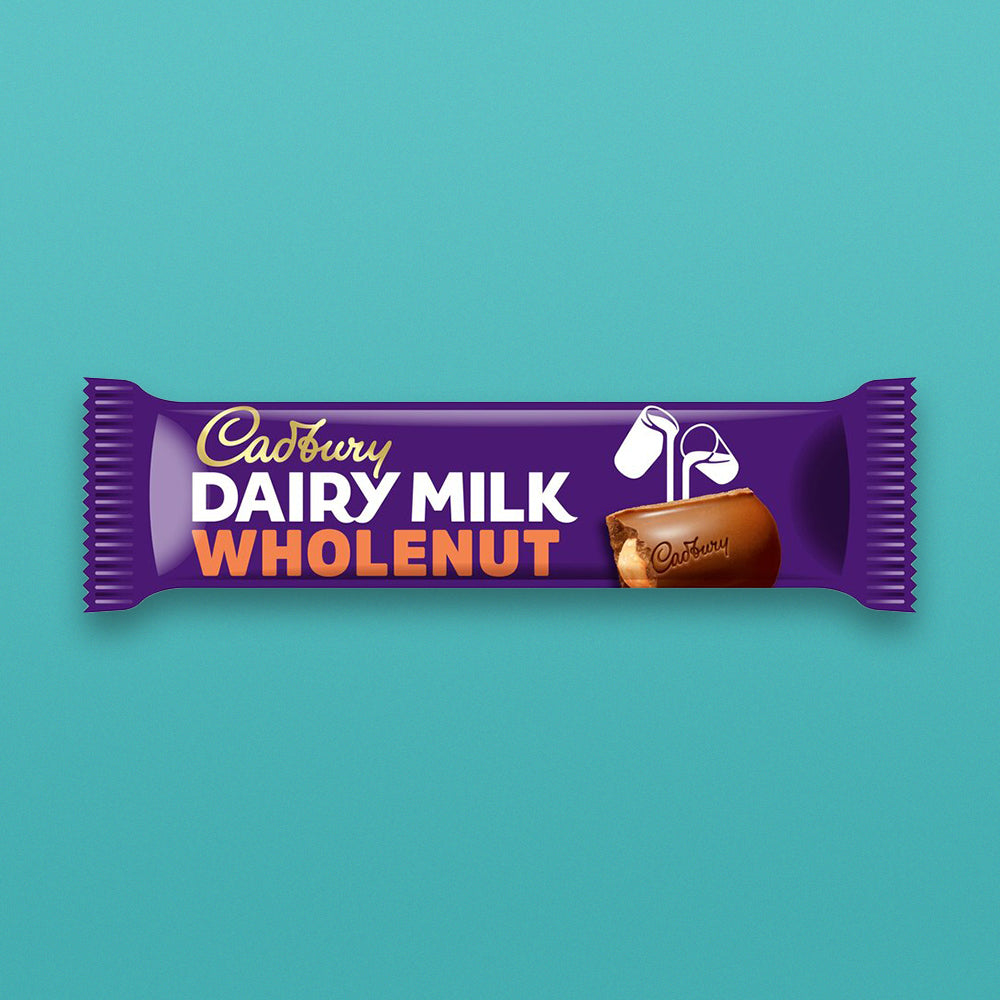 Cadbury Dairy Milk Whole Nut 45g British Candy Box