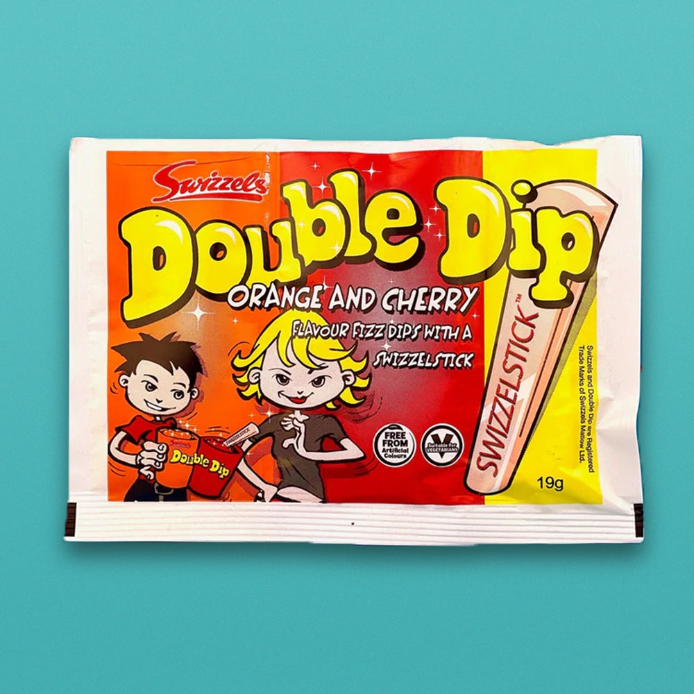 Swizzels Double Dip Orange And Cherry Flavour – British Candy Box