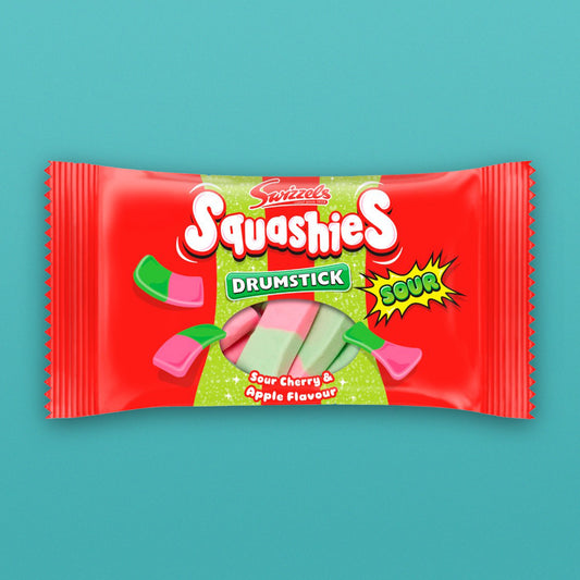 Swizzels Drumstick Squashies Sour Cherry & Apple 60g Bag