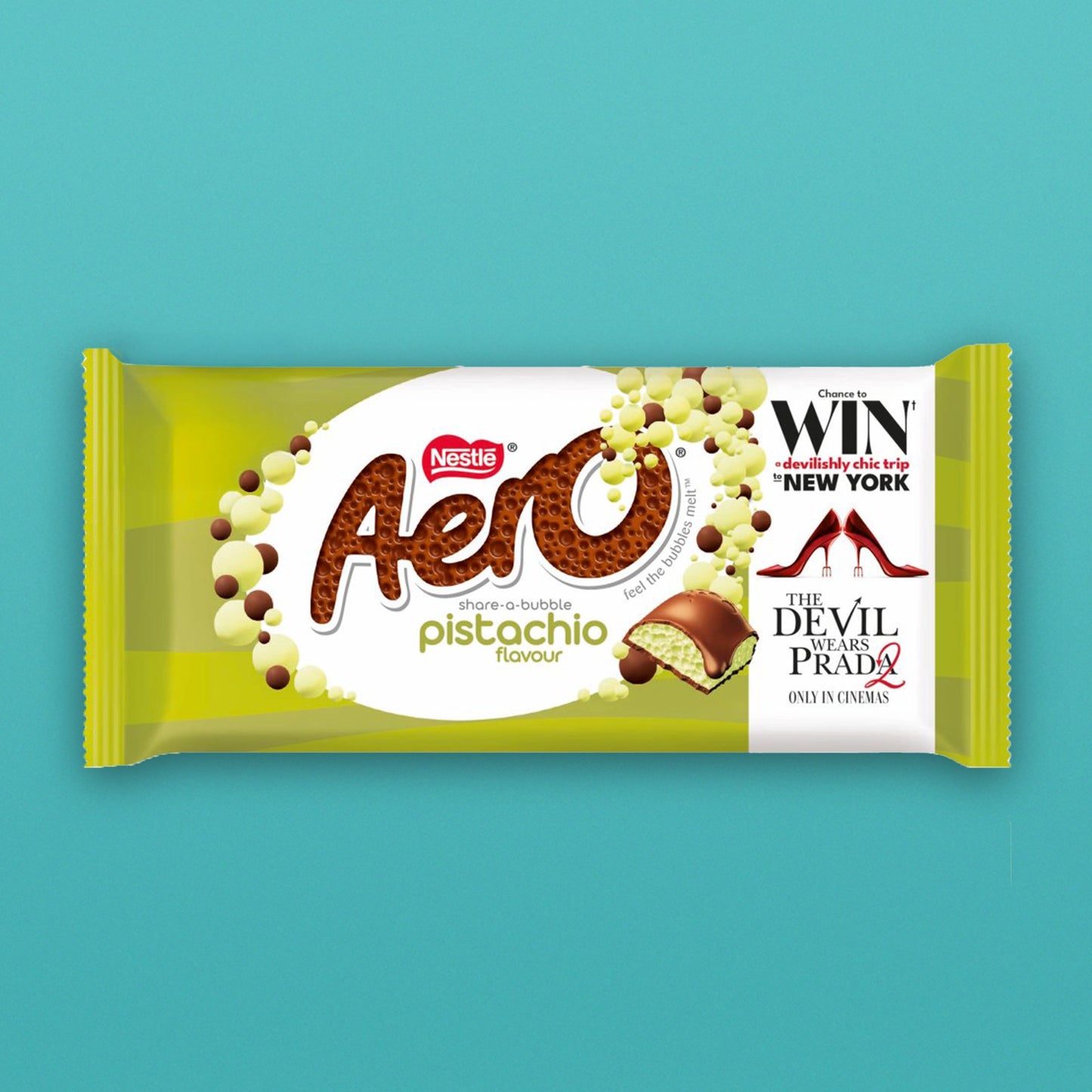 Aero Pistachio 90g Bar