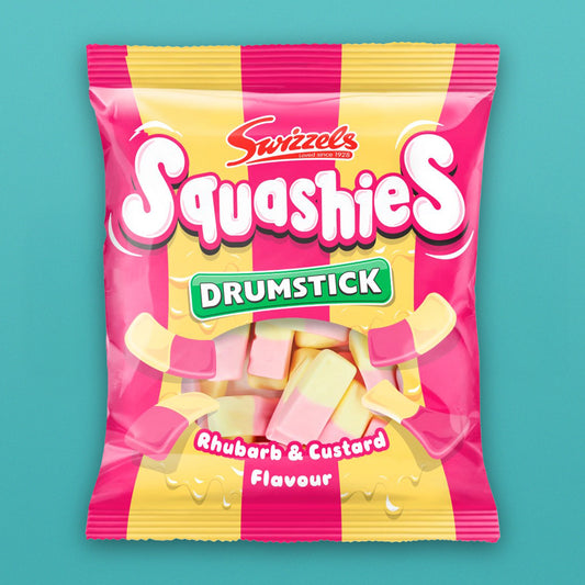Swizzels Squashies Drumstick Rhubarb & Custard