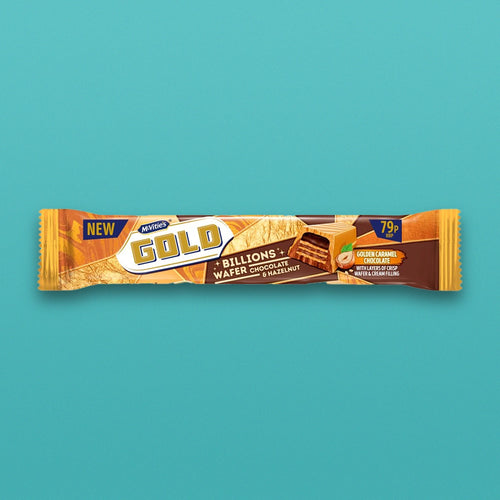 McVitie's Gold Billions Wafer Chocolate & Hazelnut