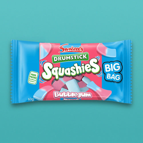Swizzels Drumstick Squashies Bubblegum 60g Bag