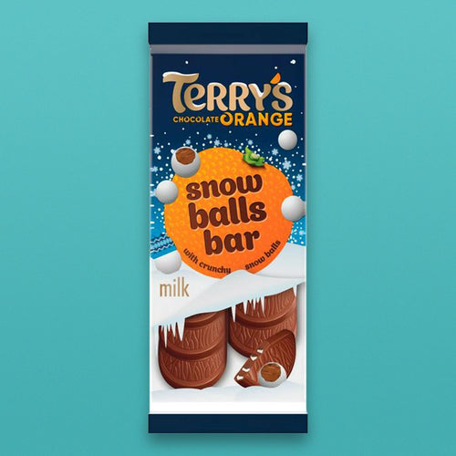Terry's Chocolate Orange Snow Balls Bar