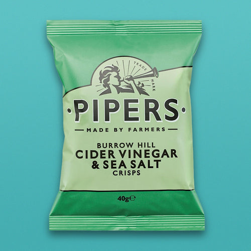 Pipers Cider Vinegar & Sea Salt Crisps