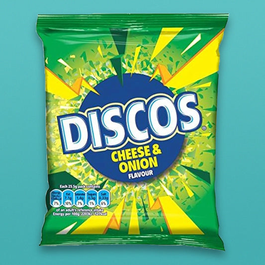 Discos Cheese & Onion Crisps