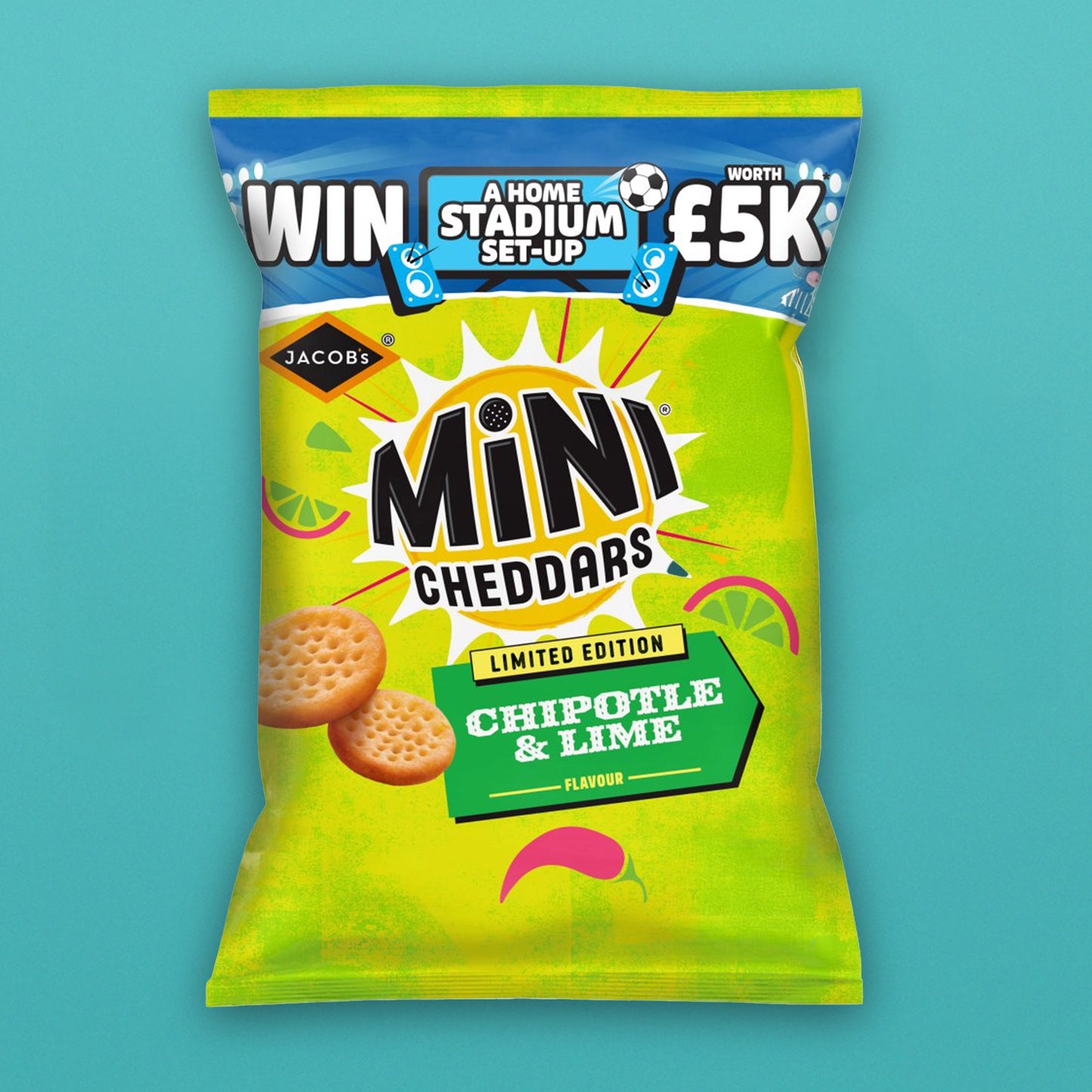 Jacob's Mini Cheddars Chipotle & Lime