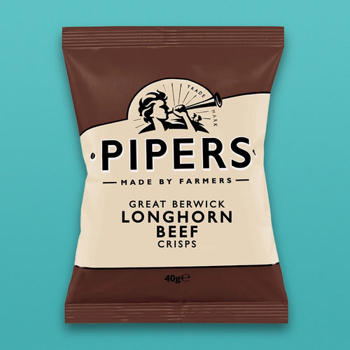 Pipers Great Berwick Longhorn Beef Crisps