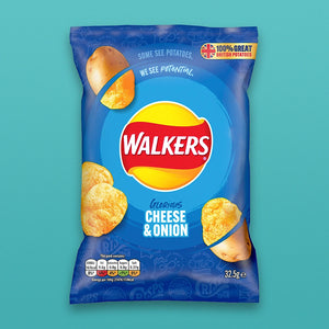*Short Date* Walker's Cheese & Onion Crisps