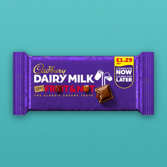 Cadbury Chopped Fruit & Nut Chocolate Grab Pack