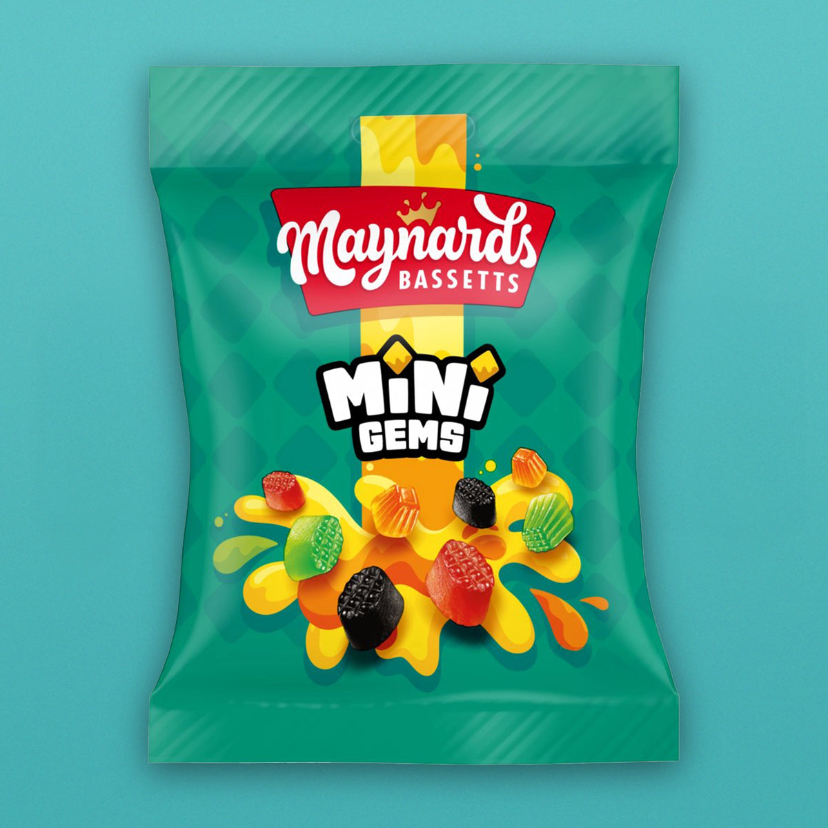 Maynards Bassetts Mini Gems chewy fruit sweets